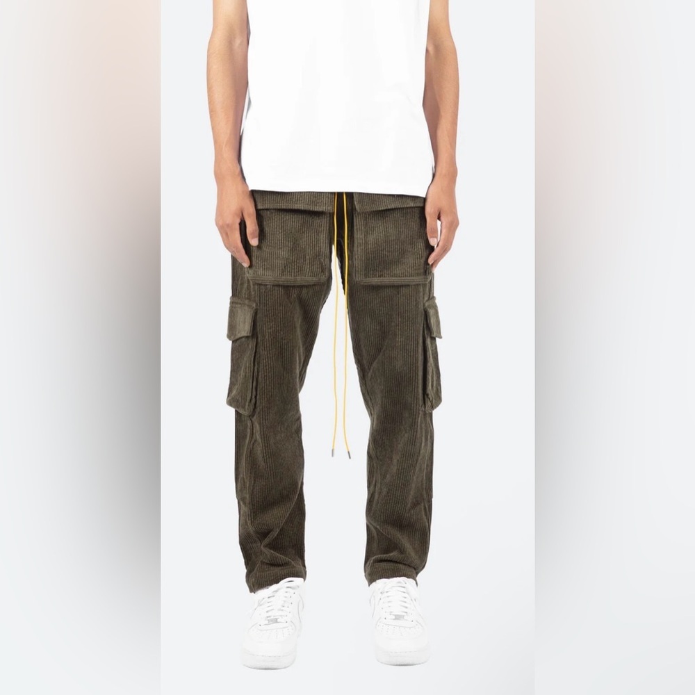 MNML Dark Olive Cargo Pants
